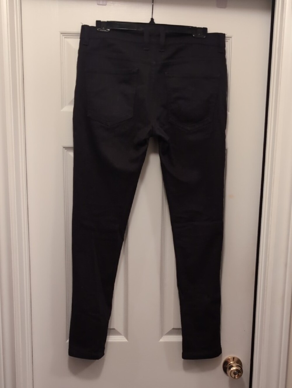 Denim&Co Men's Black Skinny Stretch Jeans - Picture 2 of 2